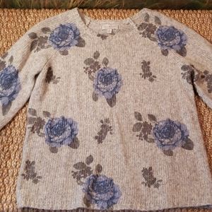 Lucky Brand Gray Wool Blend Sweater Small